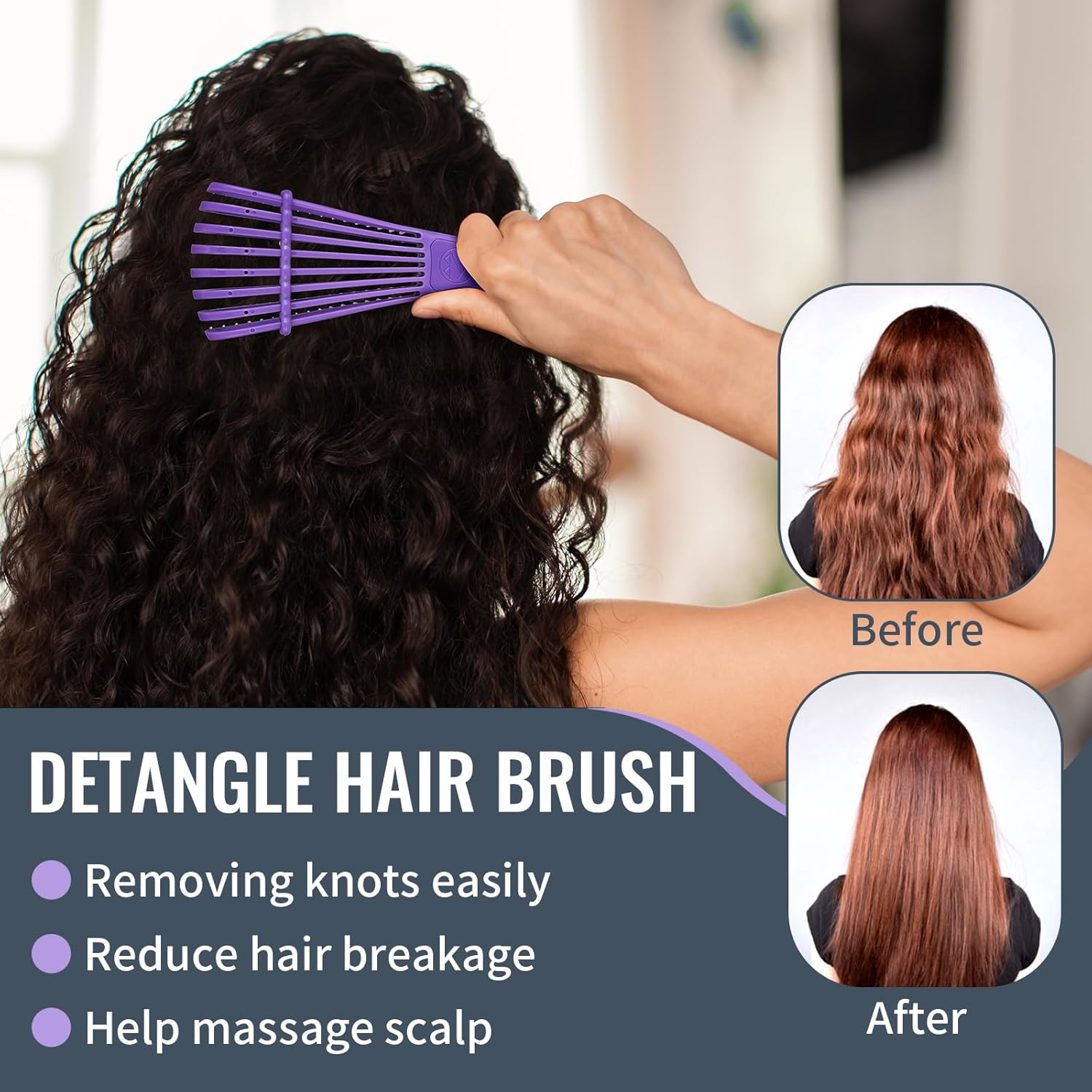 Brosse démêlante pour cheveux afro : l'accessoire indispensable pour sublimer vos boucles naturelles – Image 4