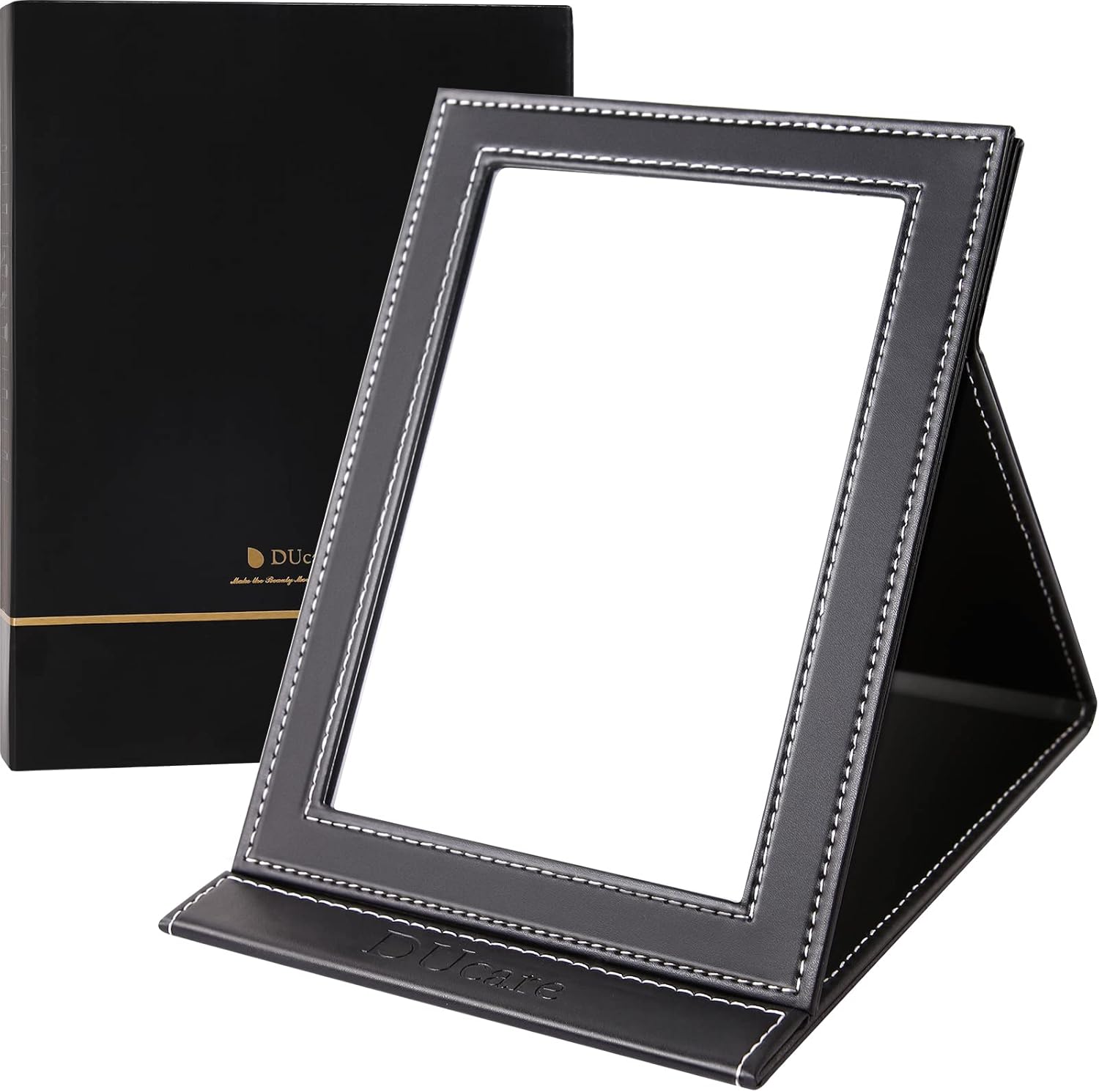 Miroir de maquillage portable pliable : l'indispensable pour les voyages et le camping  
Pour un maquillage impeccable en toute simplicité à la maison ou en déplacement