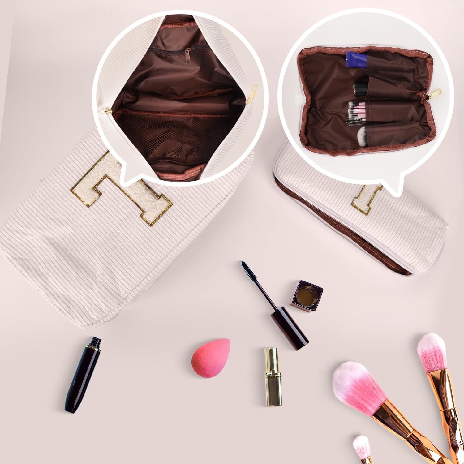 Trousse de maquillage femme : l'ensemble pratique pour un voyage stylé et organisé – Image 7
