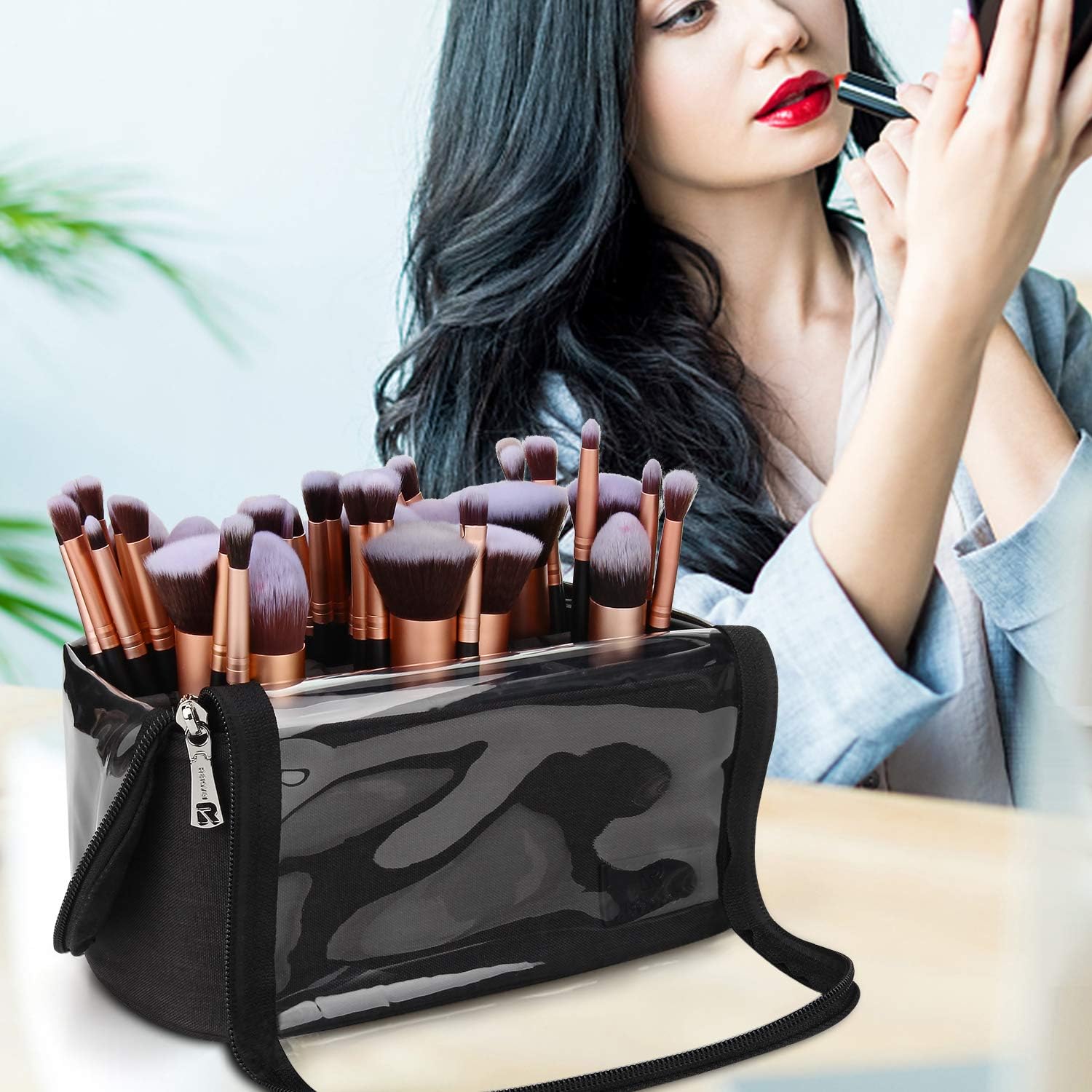 Sac à pinceaux de maquillage multifonction : l'allié idéal pour femmes et filles en déplacement – Image 7