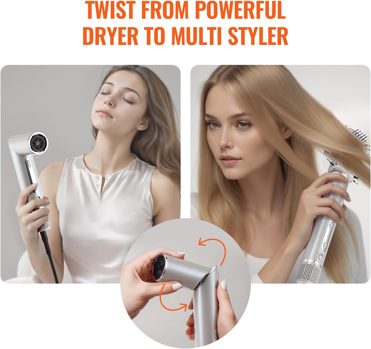Brosse Sèche-Cheveux 7 en 1 : Coiffage Professionnel – Image 5