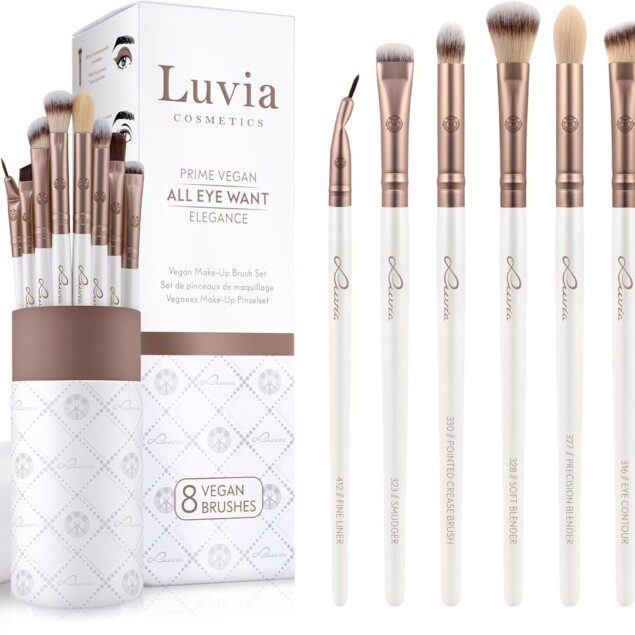 Pinceaux de maquillage pour les yeux : le set Luvia All Eye Want pour un mélange et une application parfaits