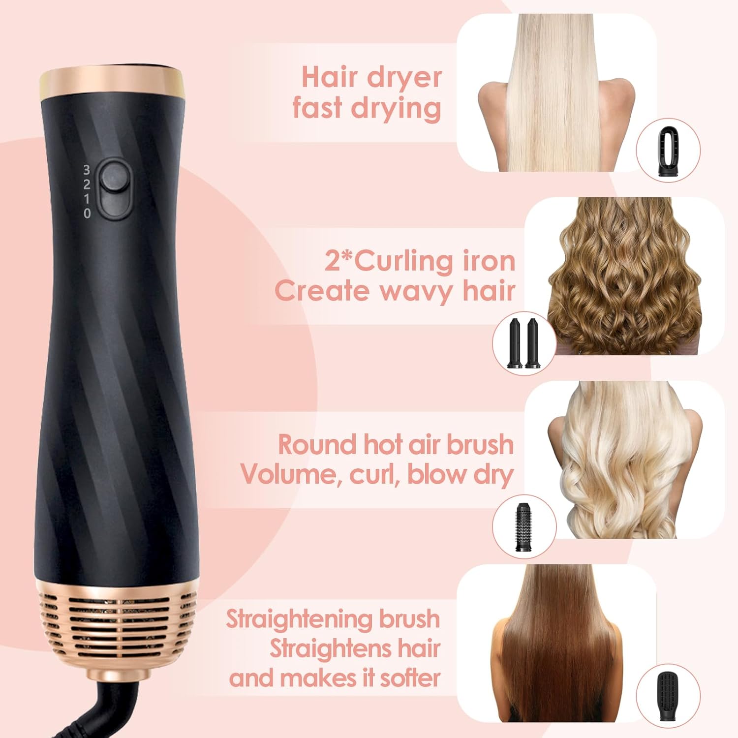 Brosse soufflante 5 en 1 : l'alliée idéale pour un coiffage parfait à la maison – Image 5