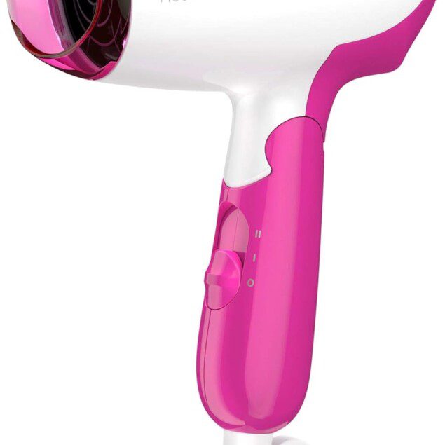 Sèche-cheveux rose blanc 1400 W : l'allié parfait pour les femmes modernes en quête de douceur et de rapidité