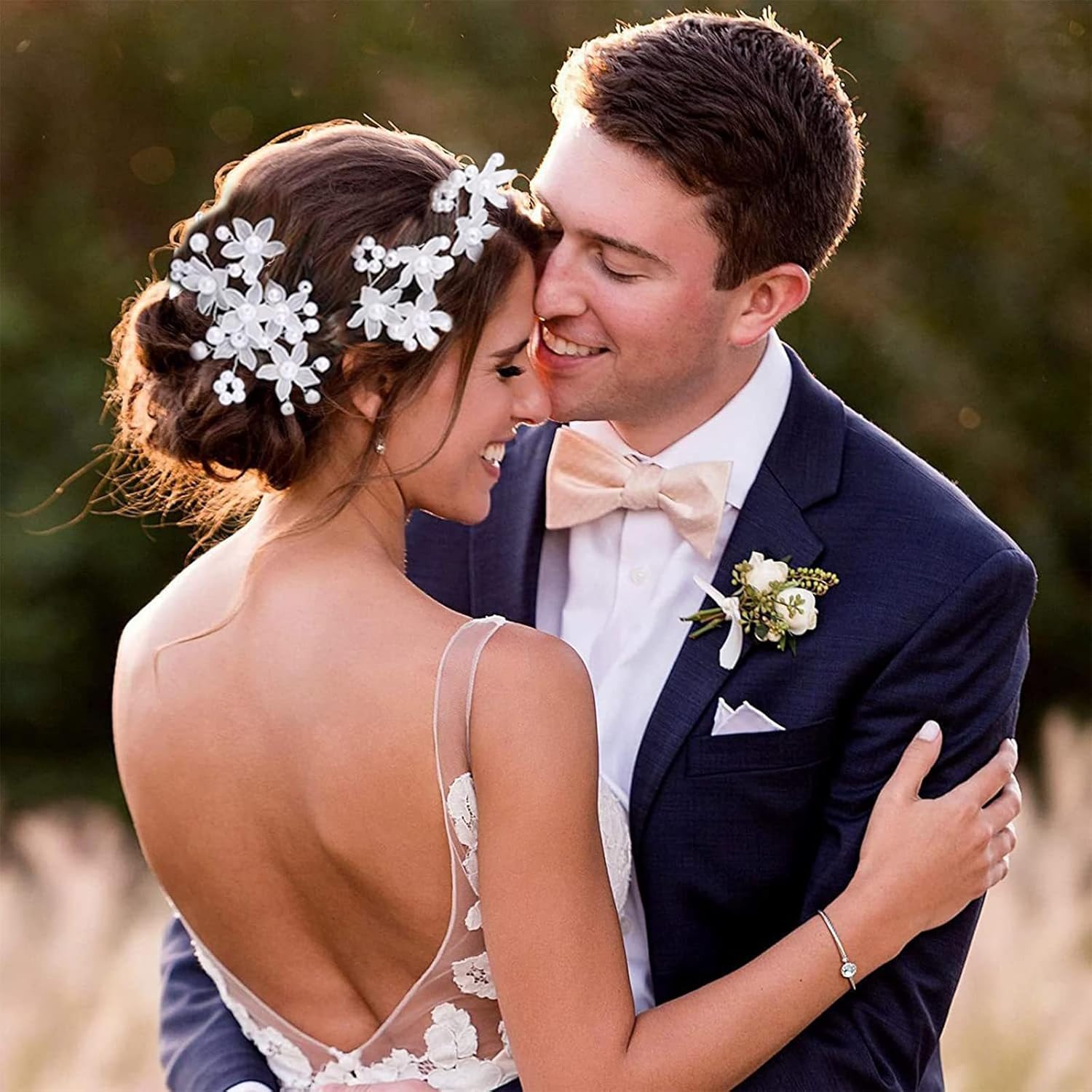 Épingles à cheveux de mariage en strass : 36 pièces élégantes pour sublimer la coiffure de vos demoiselles d'honneur – Image 5