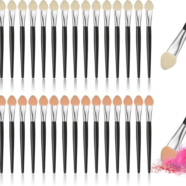 Pinceaux applicateurs de fard à paupières : lot de 30 pour maquilleurs en quête de précision   Découvrez l'élégance d'un maquillage parfait avec ces pinceaux éponge réutilisables de 7,5 cm, idéaux pour une application impeccable et un rendu professionnel.