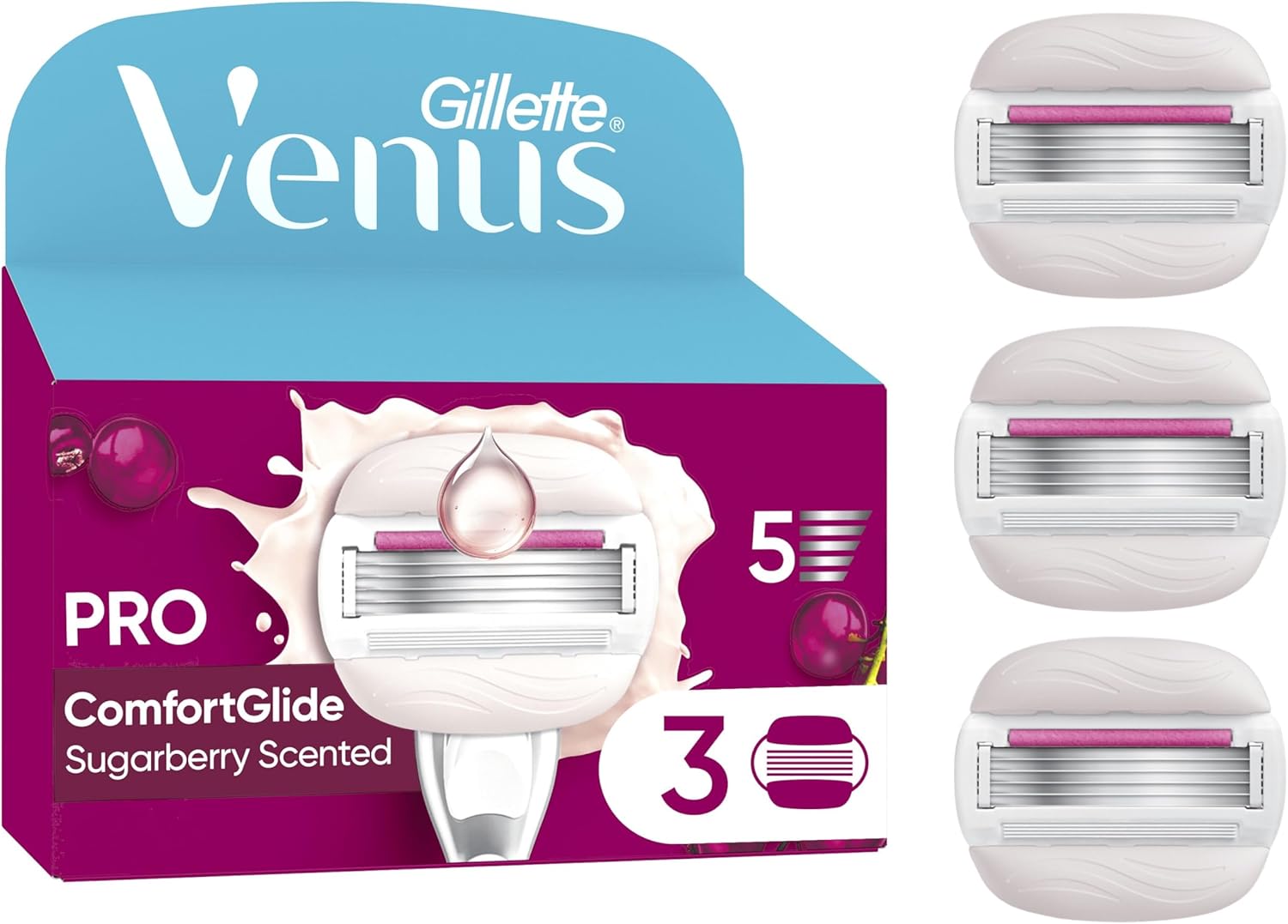 Rasoir Gillette Venus Pro ComfortGlide pour femmes - Douceur après rasage