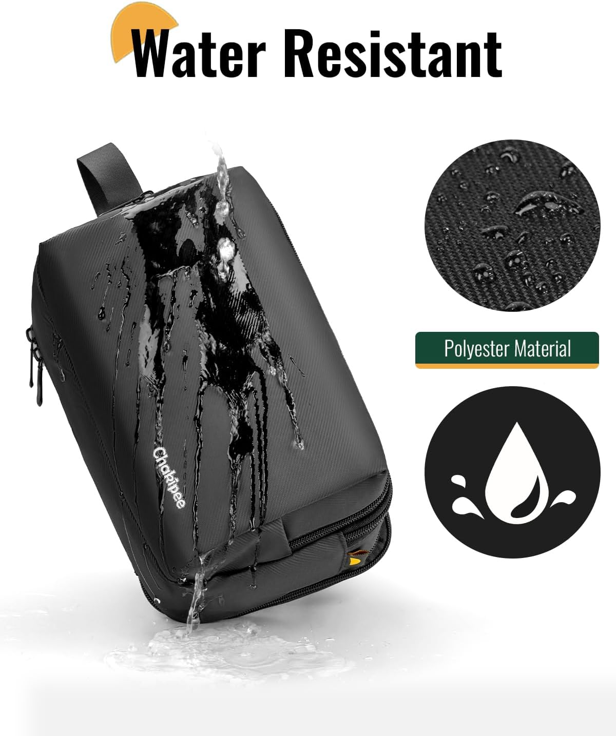 Trousse de toilette étanche pour hommes et femmes : l'accessoire idéal de voyage pour ranger vos essentiels cosmétiques – Image 4