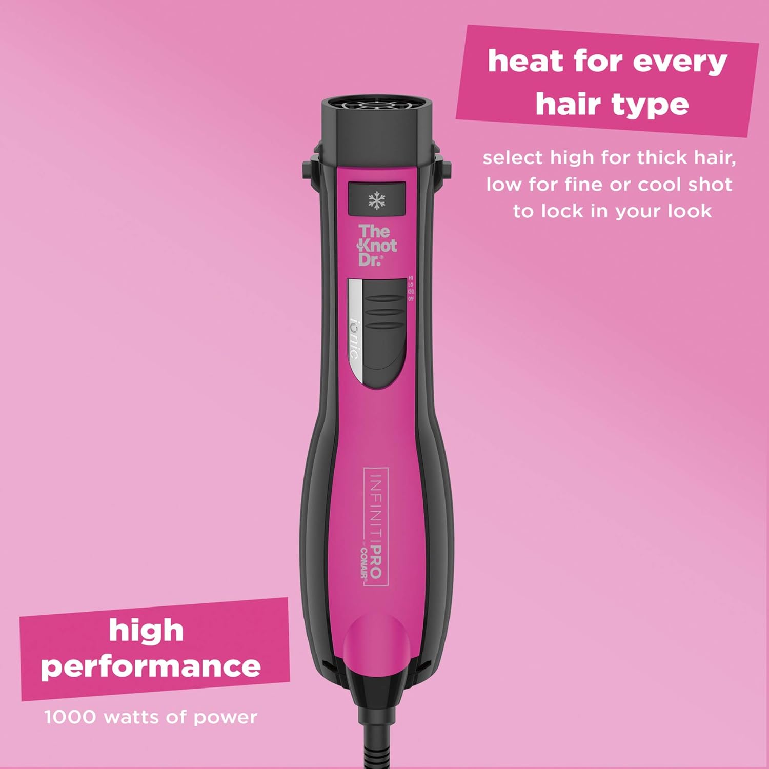 Brosse Sèche-Cheveux Tout-en-Un : Brillance Instantanée – Image 4