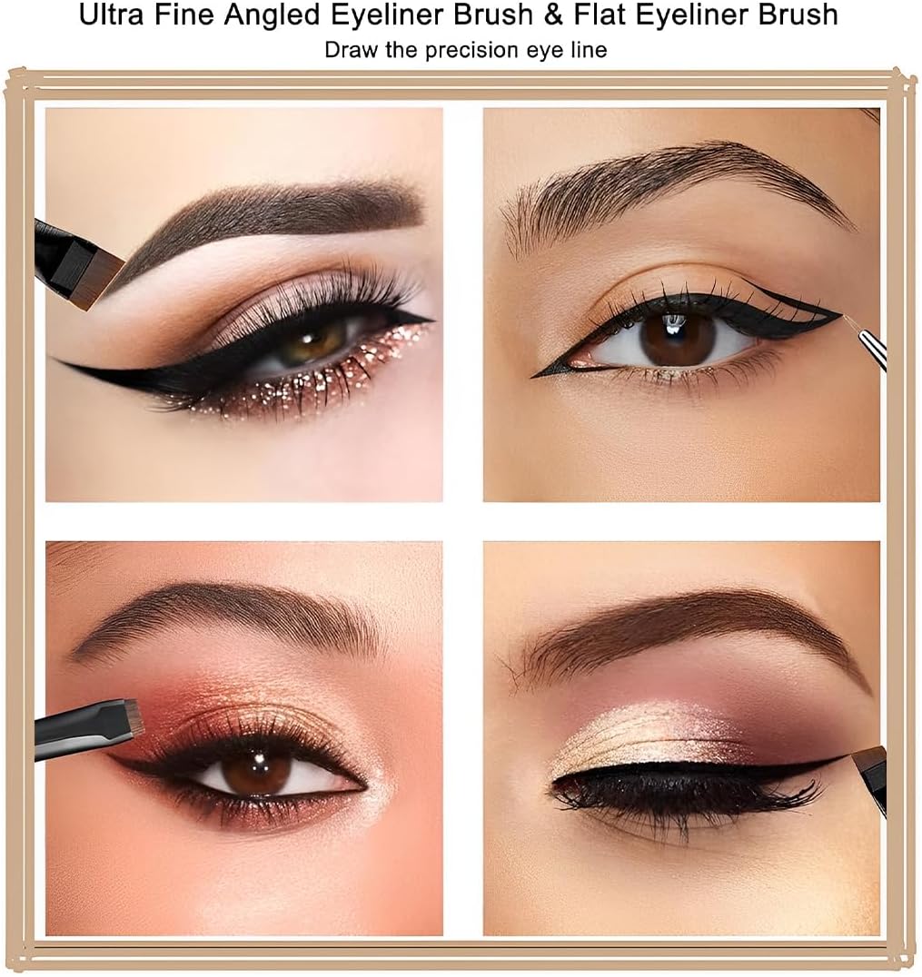 Pinceaux eyeliner professionnels : l'ensemble parfait pour les débutantes en maquillage – Image 5