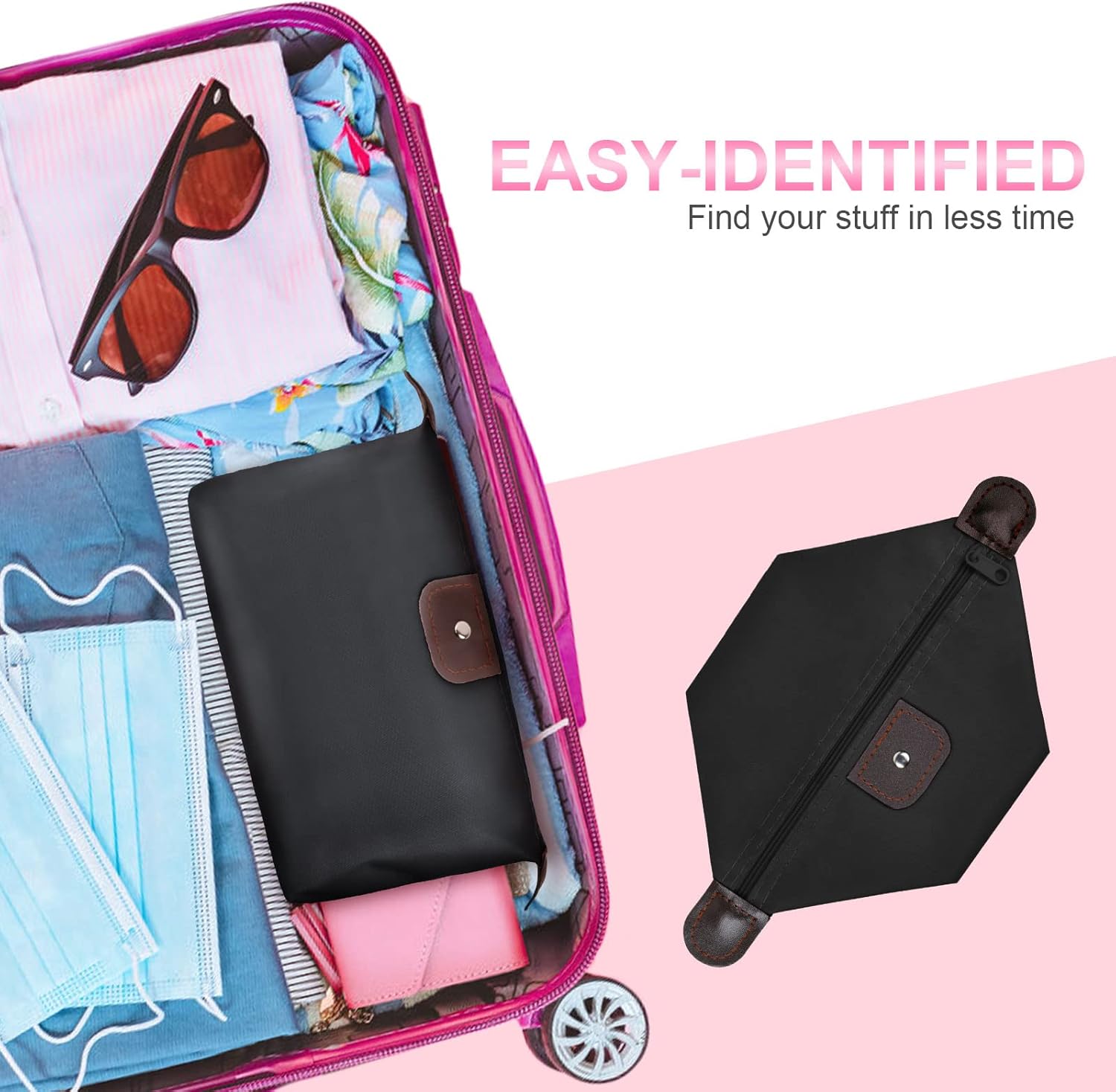 Petite trousse de maquillage imperméable : le compagnon idéal pour les voyageuses élégantes – Image 5