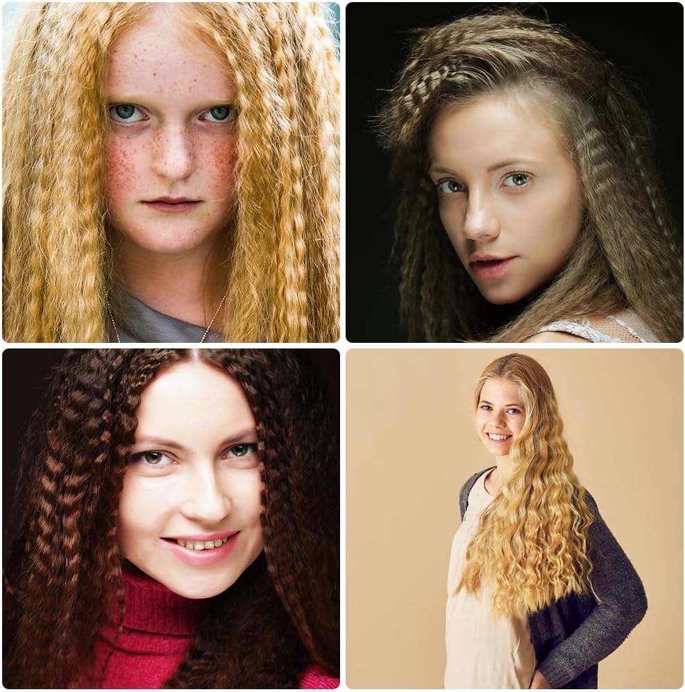 Mini fer à gaufrer cheveux : lisseur boucleur 2 en 1 pour un style élégant en un temps record – Image 7