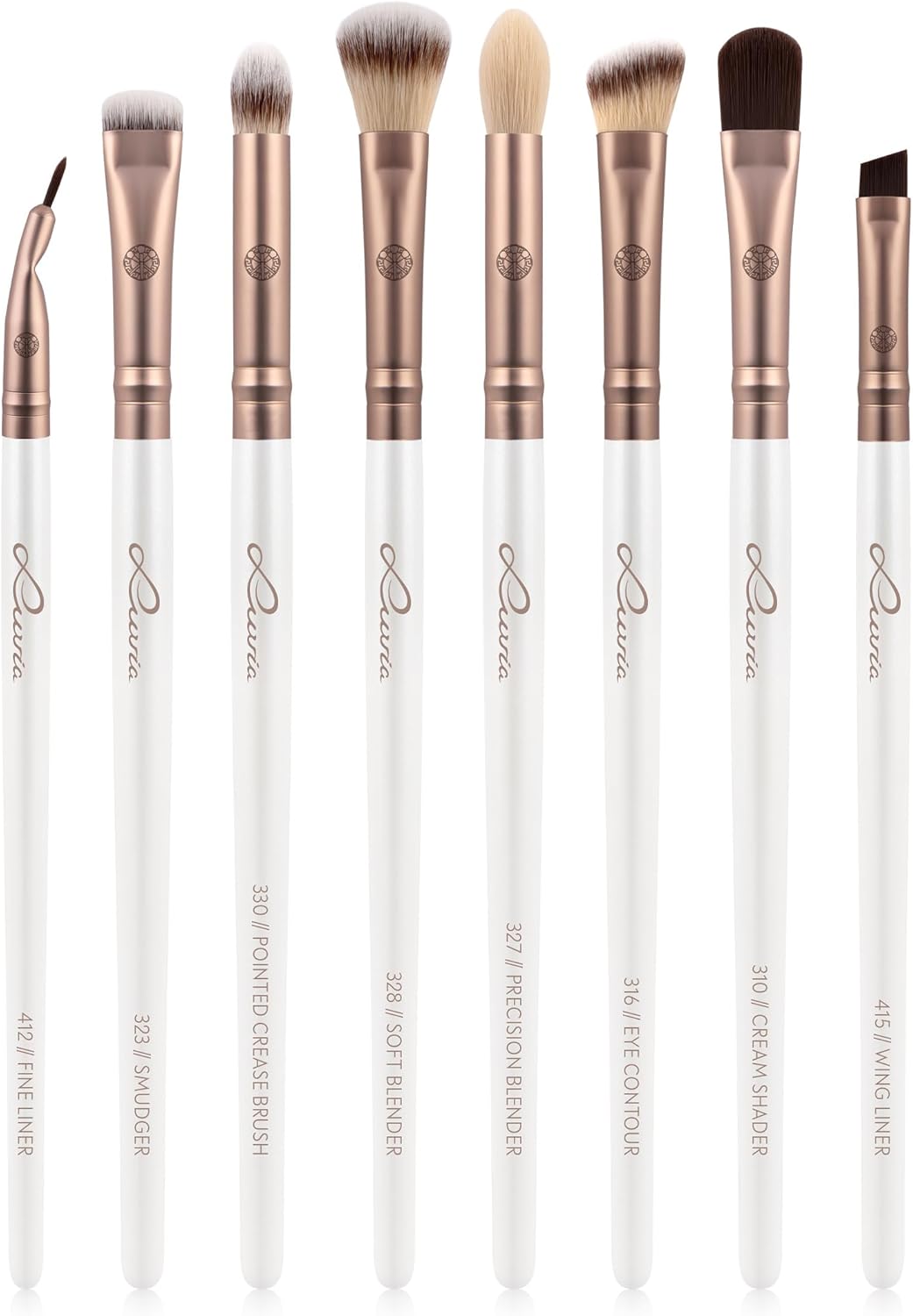 Pinceaux de maquillage pour les yeux : le set Luvia All Eye Want pour un mélange et une application parfaits – Image 6