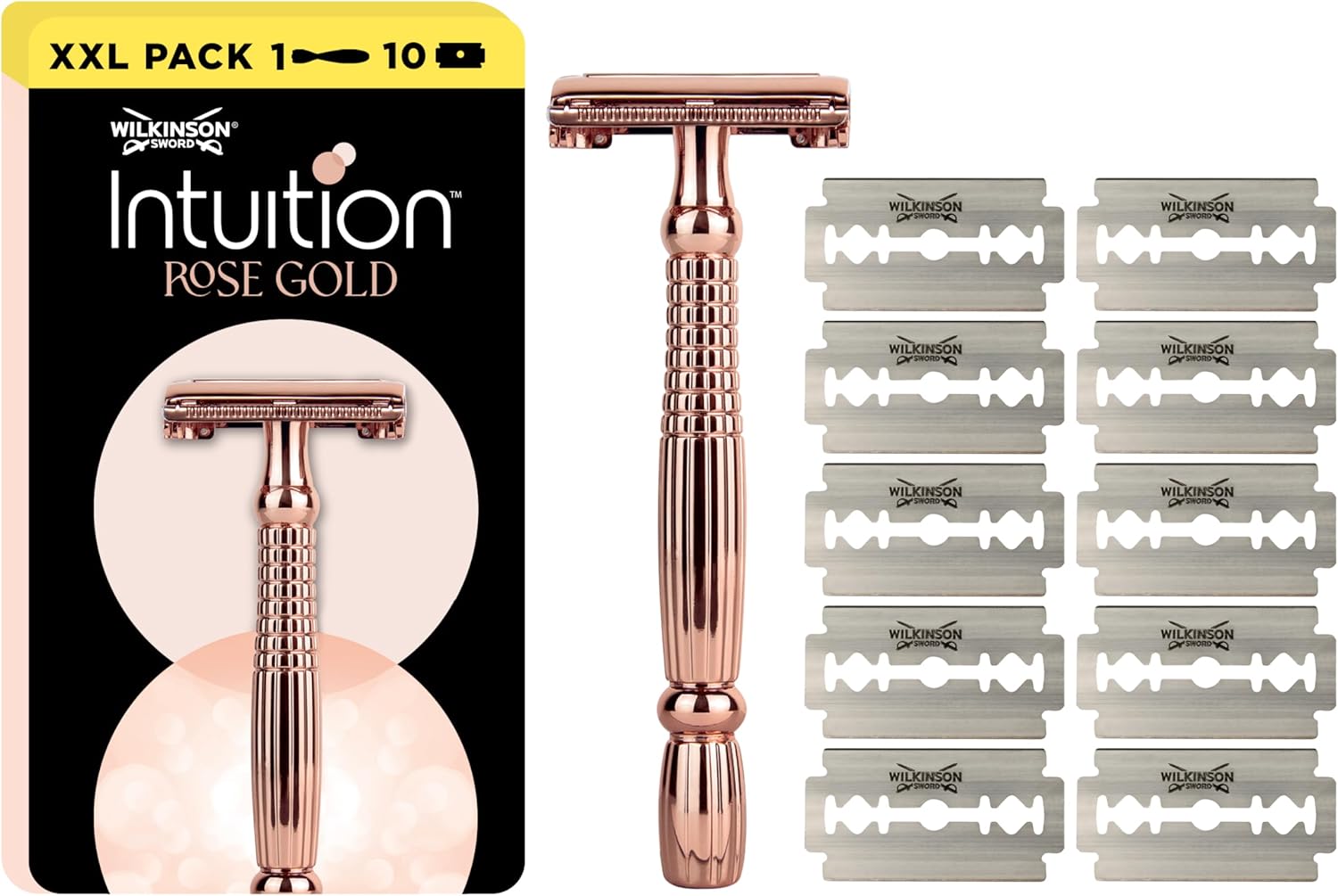 Rasoir Wilkinson Sword Intuition Rose Gold pour Femmes - Douceur Assurée