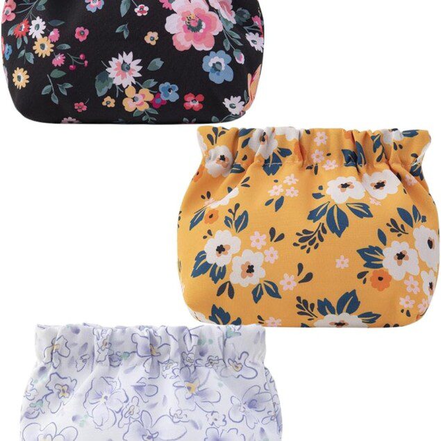 Petites trousses de maquillage : lot de 3 pochettes élégantes pour femmes et filles   Pratiques et étanches, idéales pour organiser vos essentiels dans votre sac à main