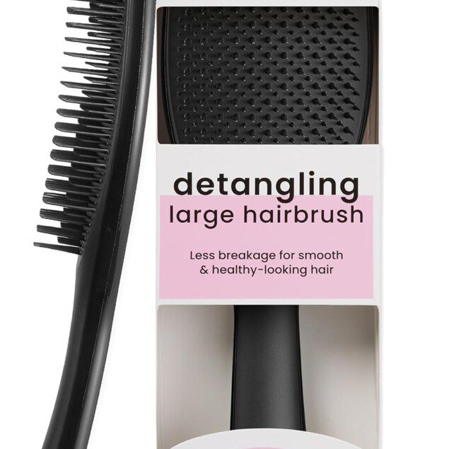 Brosse démêlante pour cheveux épais et bouclés : le Tangle Teezer Ultimate Detangler pour réduire la casse et éliminer les nœuds