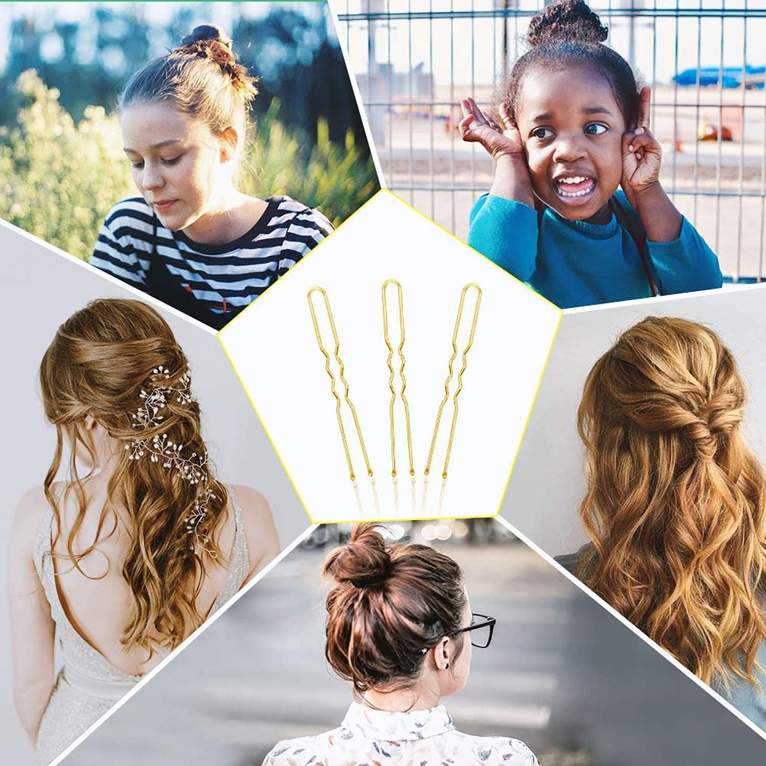 Épingle à cheveux marron : 50 pièces sécurisées pour un chignon élégant des femmes et des salons de coiffure – Image 7