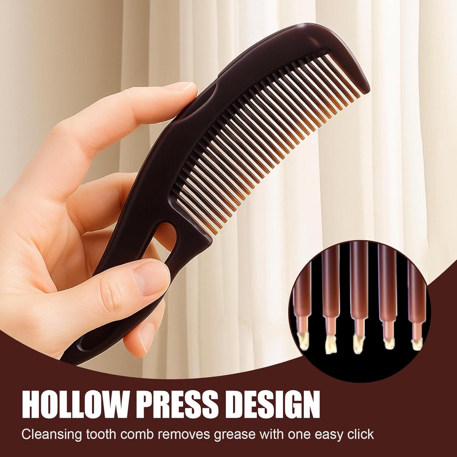 Peigne de massage antipelliculaire : solution efficace pour un cuir chevelu sain et revitalisé – Image 6