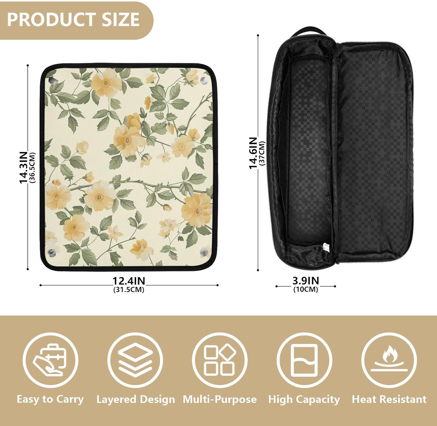 Sac de voyage pour outils de cheveux chauds : protection élégante et pratique pour vos fers à lisser et à friser – Image 4
