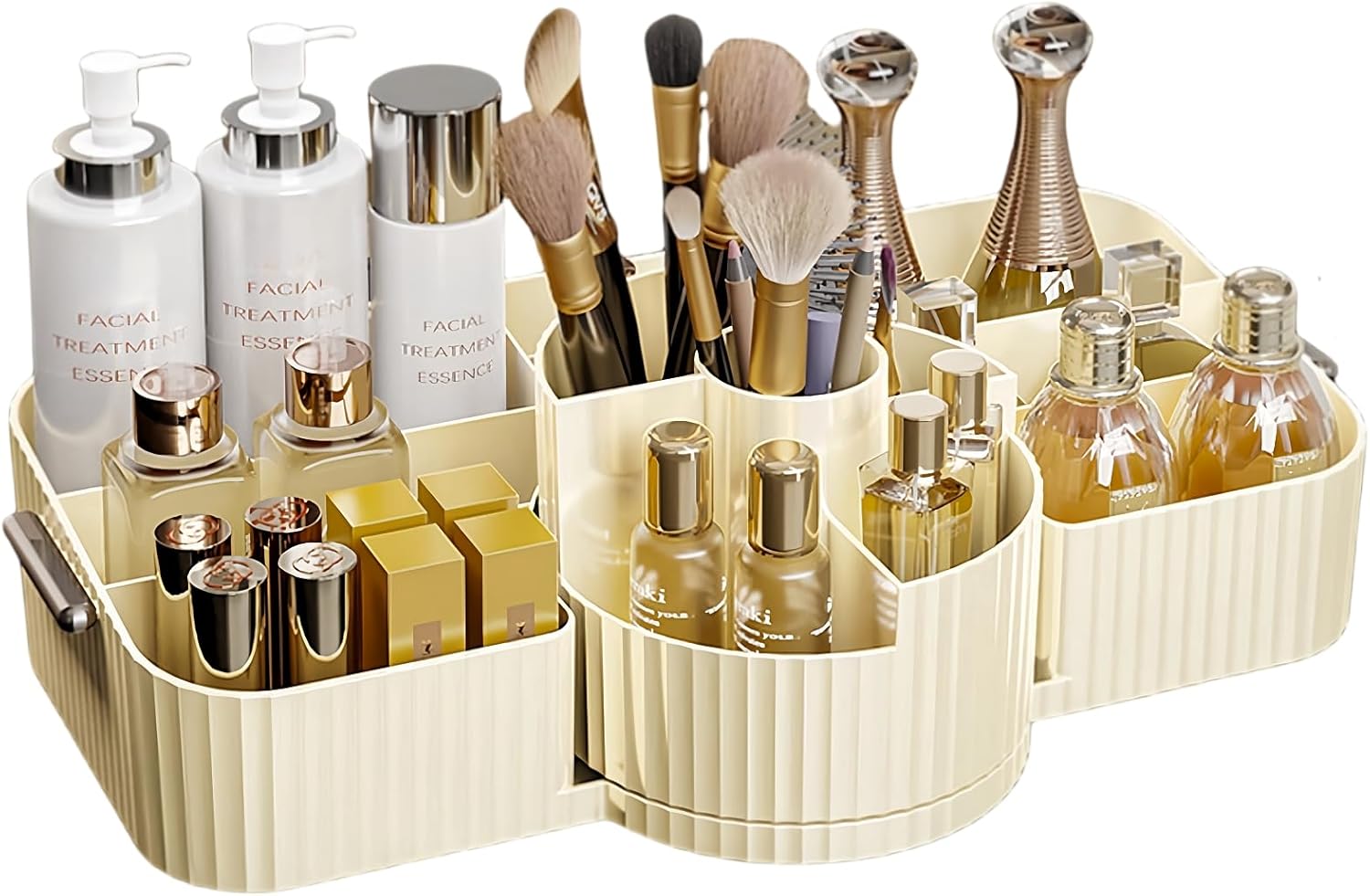 Organisateur de maquillage multifonctionnel : le rangement idéal pour votre coiffeuse