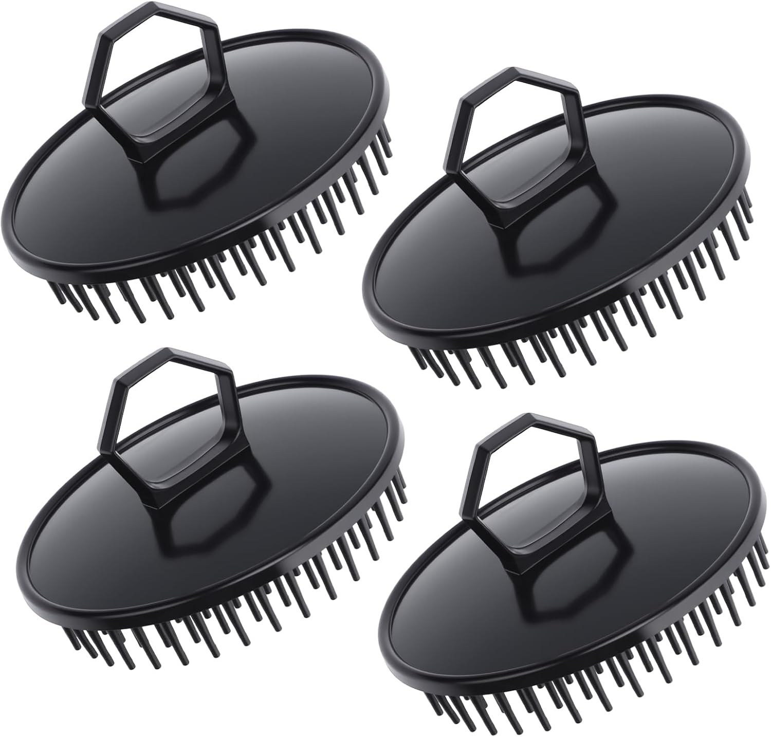 Brosses de shampooing noires : idéal pour hommes, soin du cuir chevelu et coiffage facile à domicile