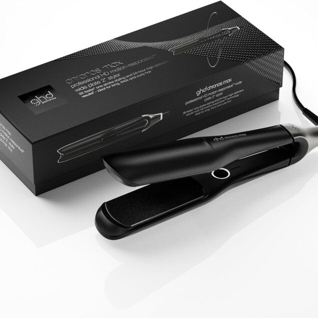 Lisseur ghd Chronos Max : le fer à lisser professionnel pour des cheveux longs et bouclés, pour un coiffage 3x plus rapide et des résultats brillants