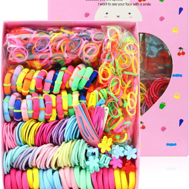 Accessoires de cheveux pour filles : 830 pièces colorées pour des coiffures créatives et organisées