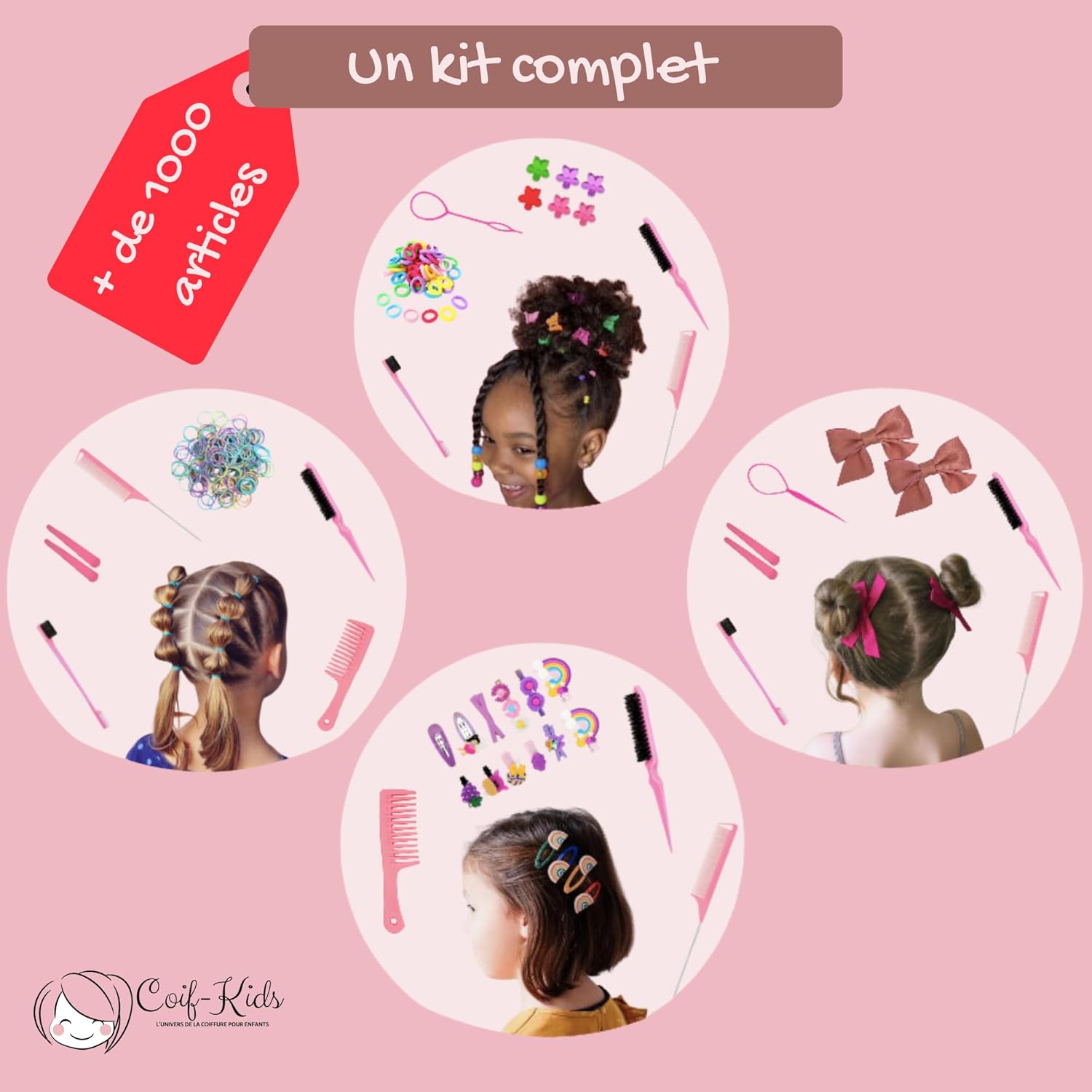Élastiques de cheveux pour filles : le coffret d'accessoires idéal pour sublimer les coiffures de votre petite princesse – Image 5