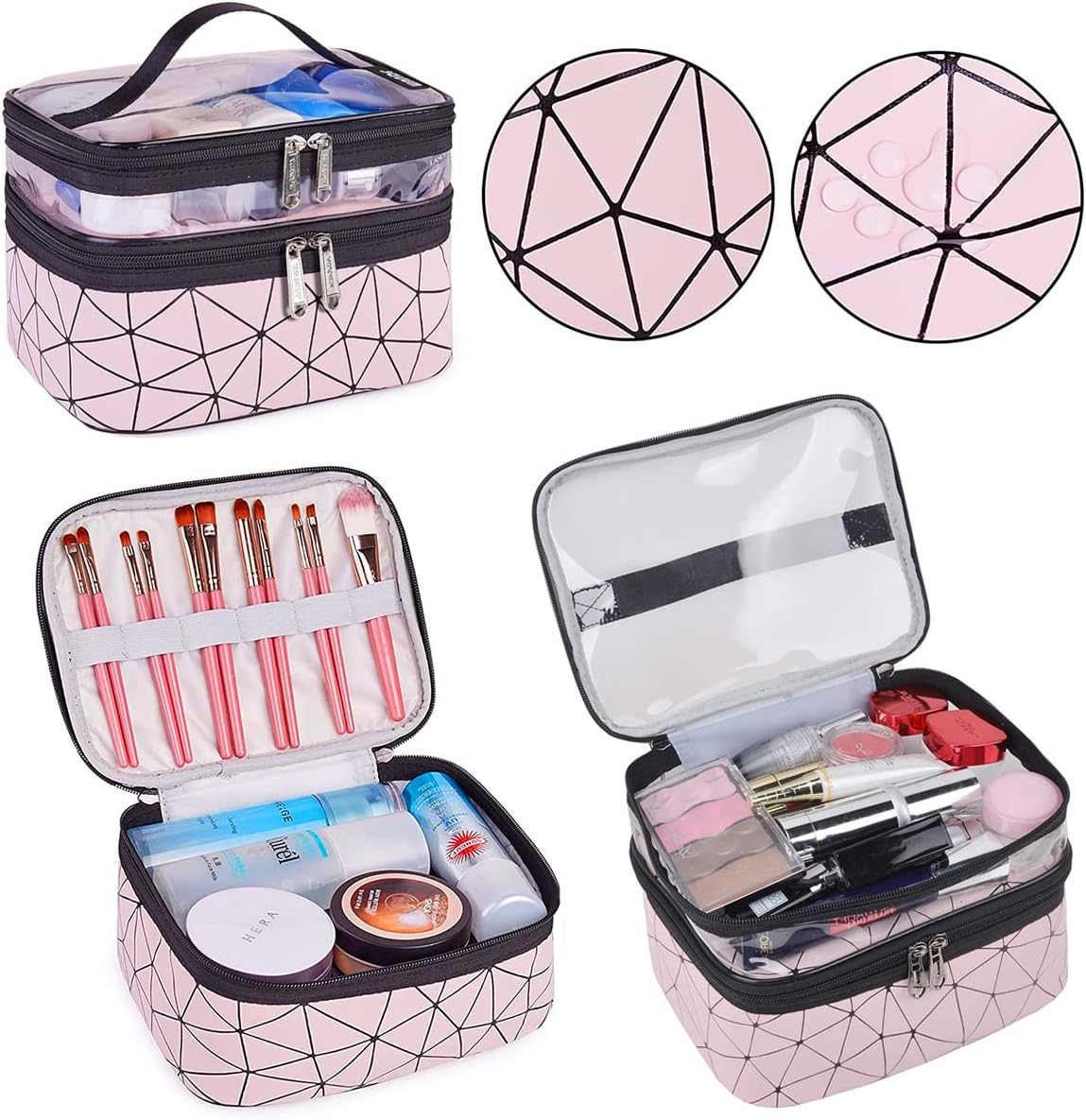 Trousse de maquillage femme : l'élégance et la praticité réunies pour vos voyages – Image 3