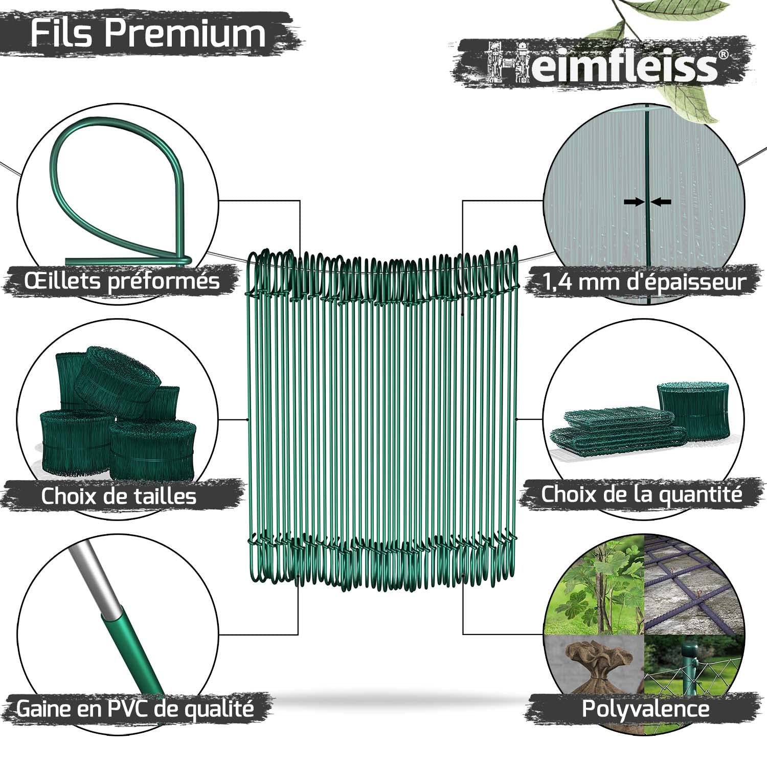 Outil pro : set de torsadeuse fil de fer pour artisans et professionnels du béton Optimisez vos travaux de ligature avec notre kit complet de 1000 liens acier à boucle – Image 4
