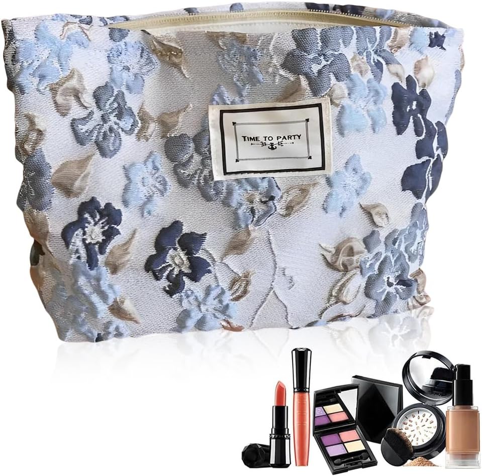 Trousse de toilette en toile pour femme : l'organisateur de voyage élégant et pratique