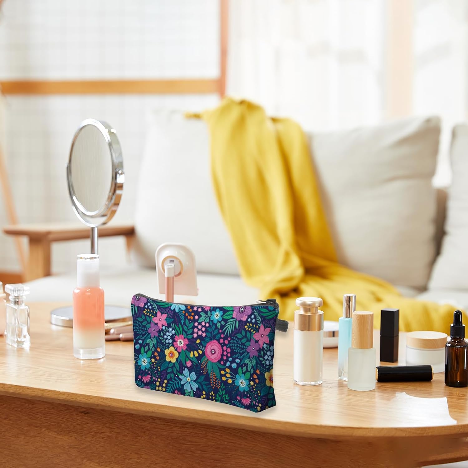 Trousse de maquillage élégante pour femme : le rangement multifonctionnel idéal pour vos cosmétiques – Image 6