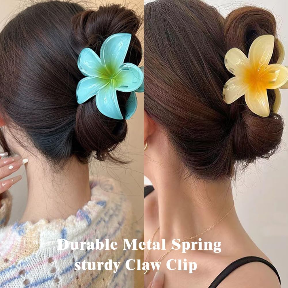Pinces à cheveux en forme de fleur : le lot de 12 indispensables pour sublimer vos coiffures estivales – Image 4