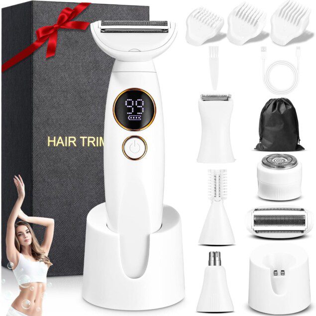 Rasoir électrique femme 5 en 1 : la tondeuse idéale pour un soin intime complet
