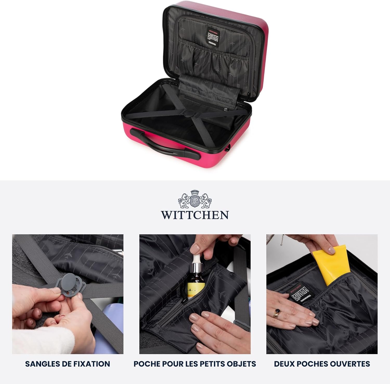 Valise rigide en ABS : l'alliée parfaite pour les voyageurs modernes Découvrez notre bagage à main avec 4 roulettes pivotantes et serrure à combinaison pour un voyage en toute sérénité – Image 5
