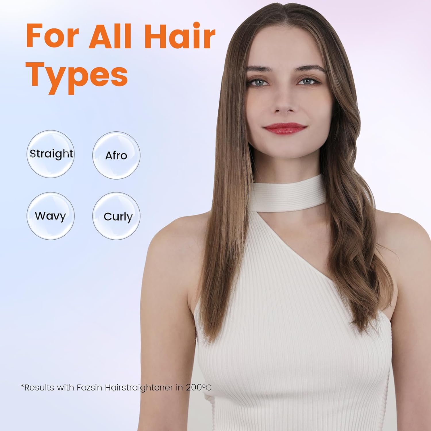 Faszin lisseur cheveux professionnel pour des coiffures impeccables : plaques en titane et chauffage rapide en 30 secondes – Image 8