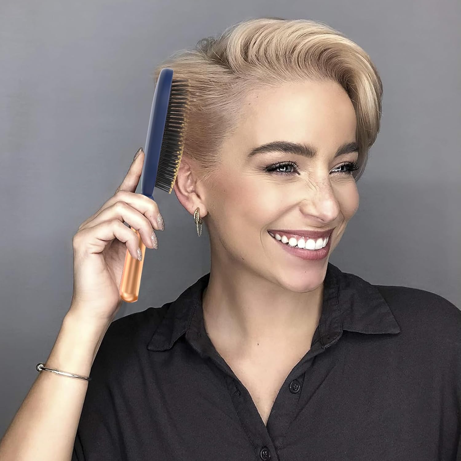 Brosse démêlante pour cheveux longs ou bouclés : réduisez les enchevêtrements et la casse pour toute la famille – Image 8