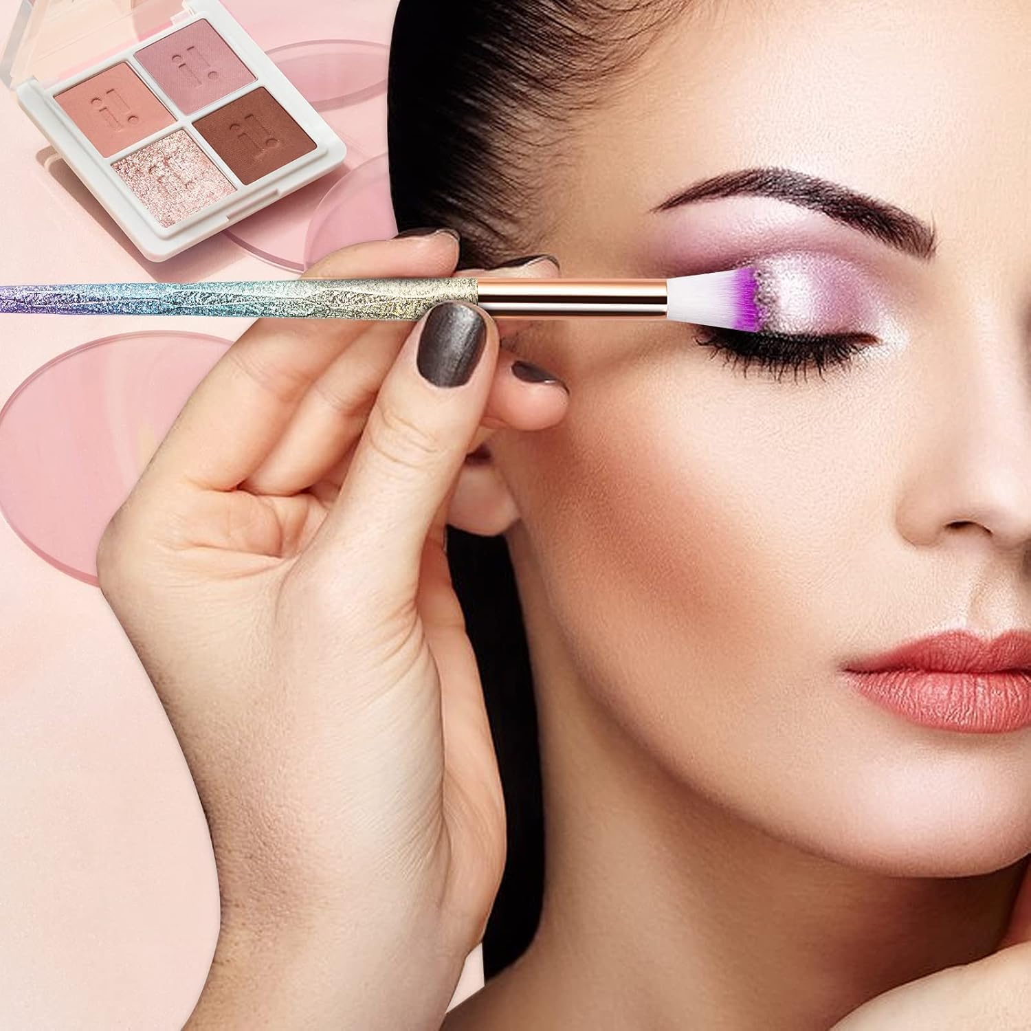 Pinceaux de maquillage professionnels : lot de 10 pour un teint parfait et un look éclatant – Image 6