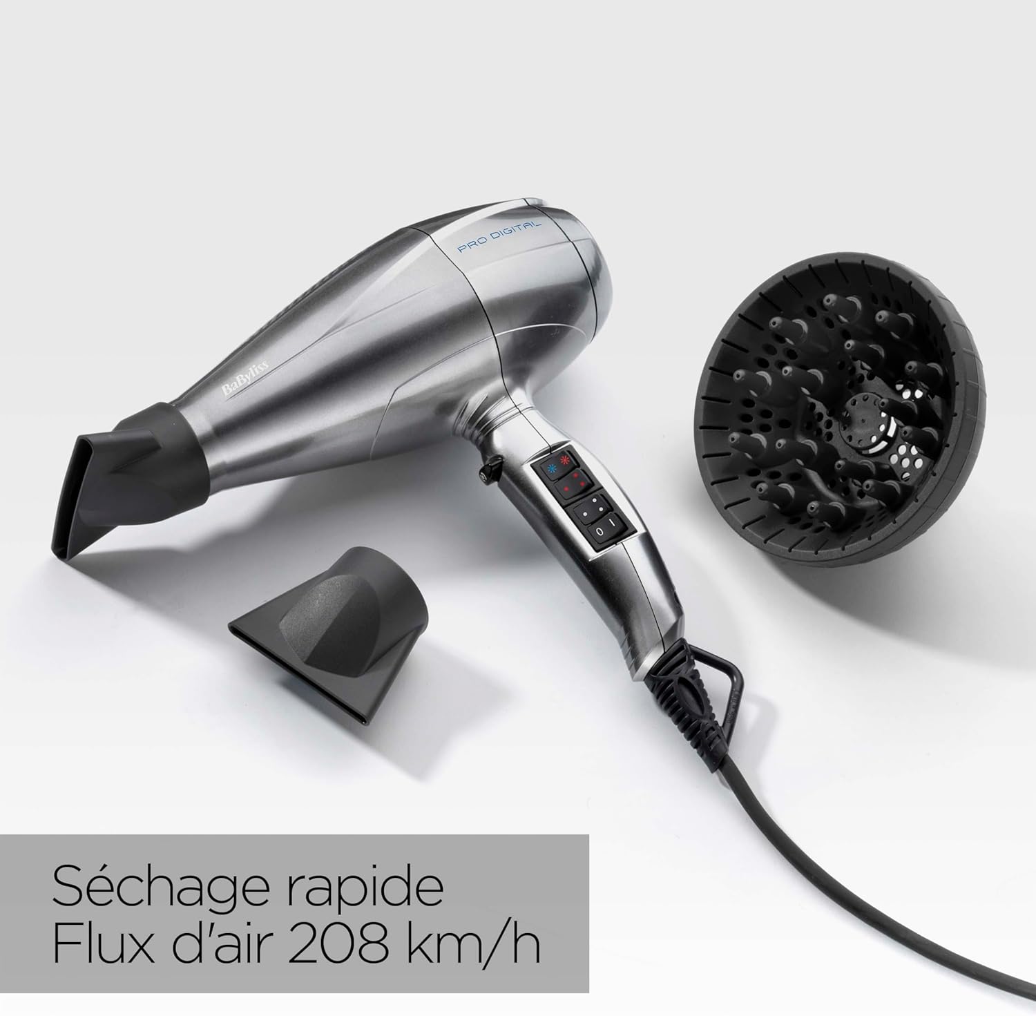 Sèche-cheveux professionnel 2200W pour coiffeurs : rapidité et brillance garantie – Image 9