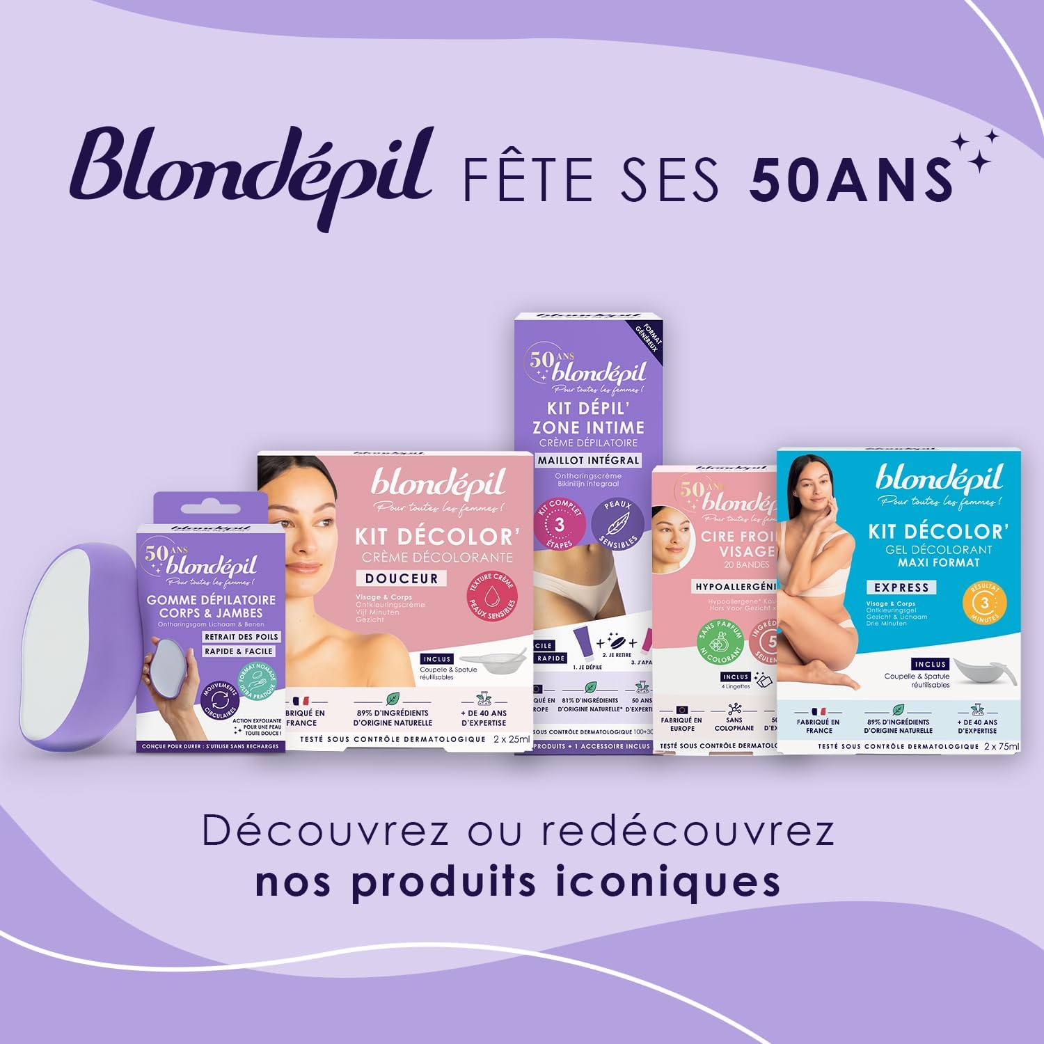 Crèmes décolorantes douceur : le duo idéal pour peaux sensibles Découvrez notre lot de 2 crèmes décolorantes visage et corps, riches en 89% d'ingrédients d'origine naturelle, pour un traitement délicat et efficace des poils indésirables. Fabriquées en France, ces crèmes sont parfaites pour un épilateur doux et respectueux de votre peau. – Image 6