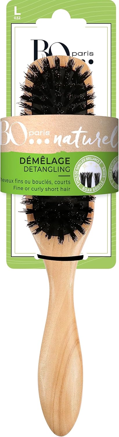 Brosse à cheveux en bois : l'alliée parfaite pour démêler en douceur les cheveux fins, bouclés et courts