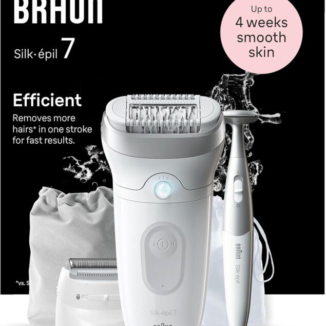 Épilateur Braun Silk-épil 7 : épilation facile pour femmes, peau douce et durable