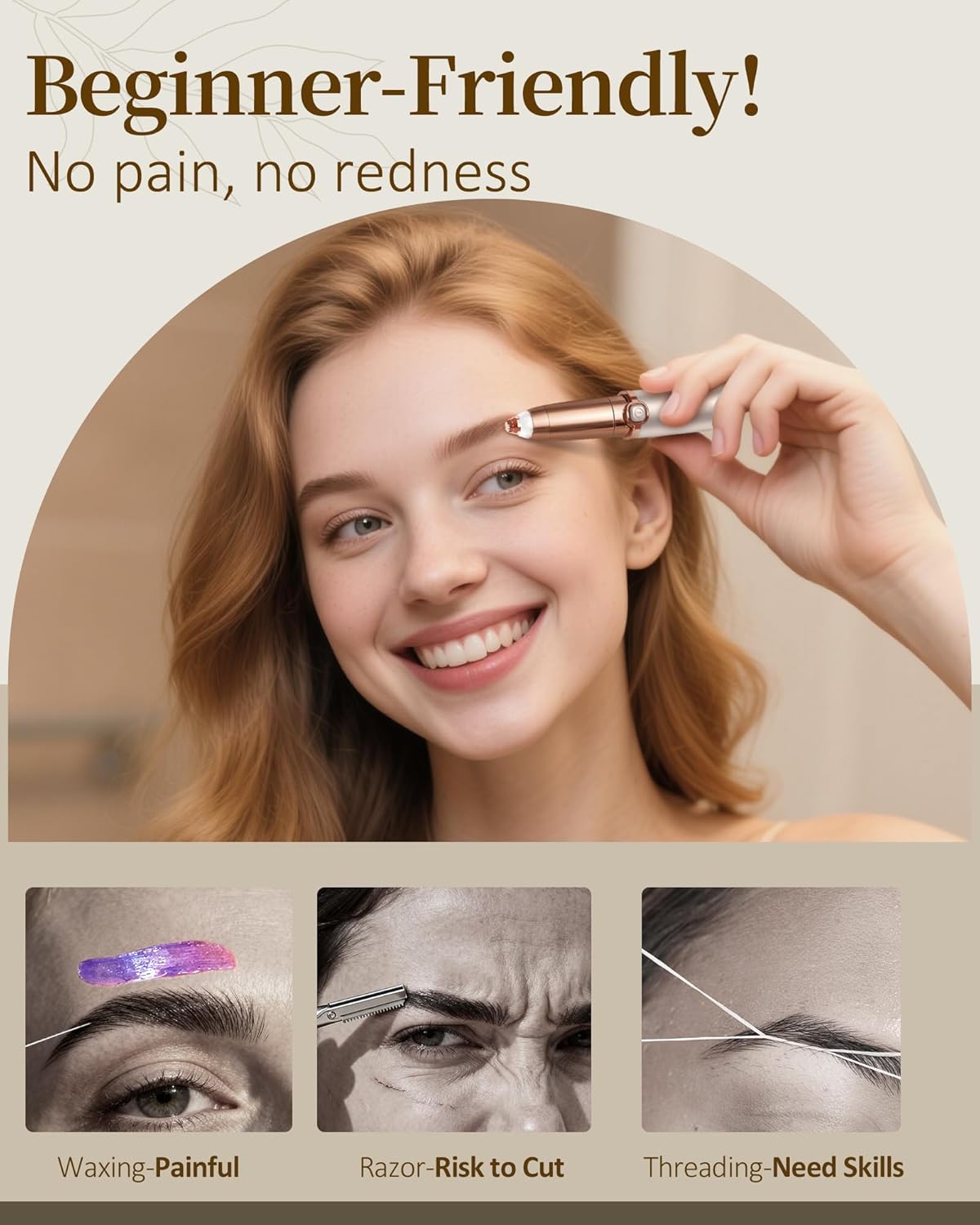 Rasoir Électrique à Sourcils Femme - Précision et Confort – Image 3