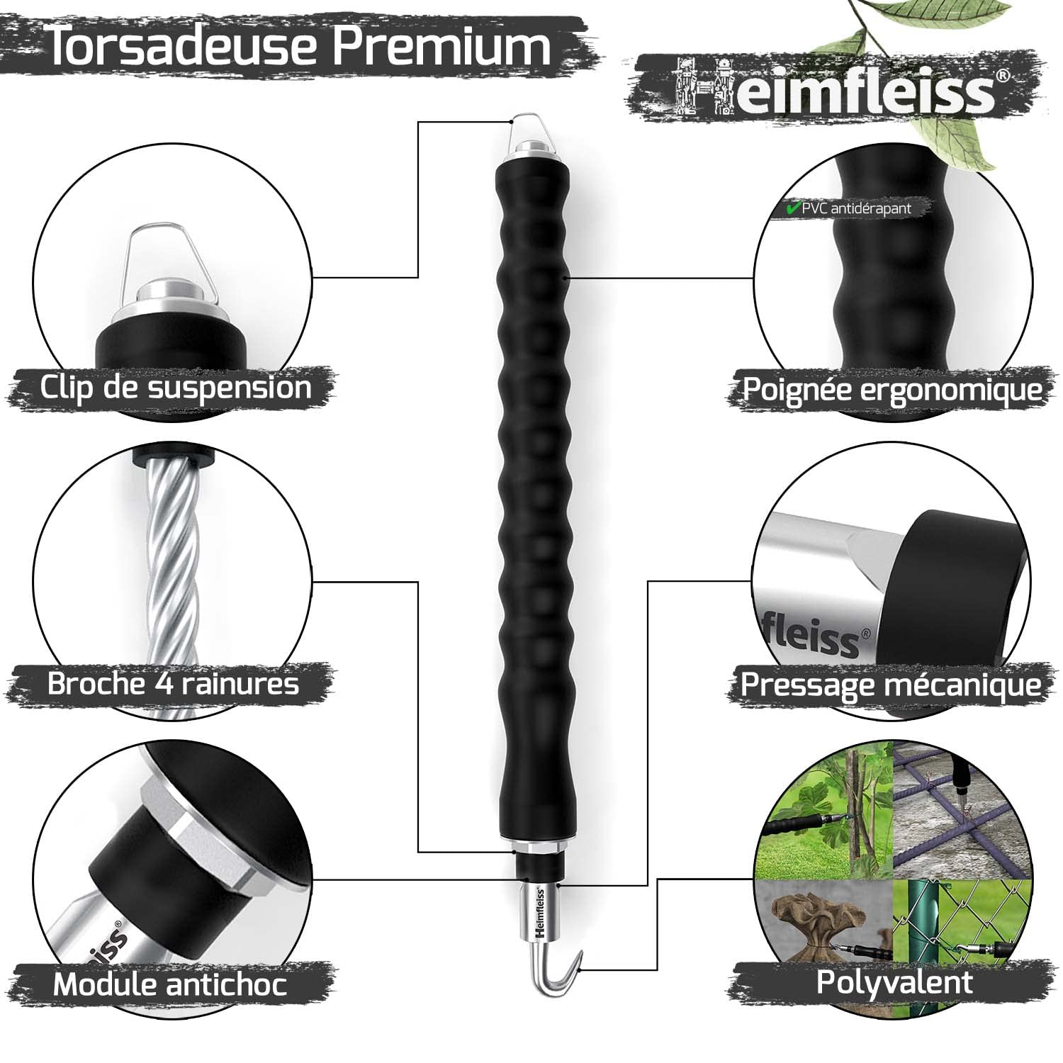 Outil pro : set de torsadeuse fil de fer pour artisans et professionnels du béton Optimisez vos travaux de ligature avec notre kit complet de 1000 liens acier à boucle – Image 3
