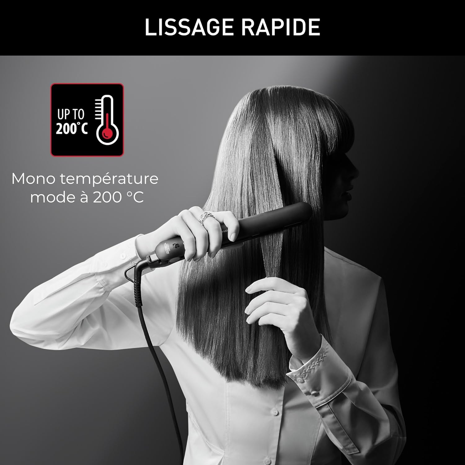 Lisseur Calor 2 en 1 pour un coiffage élégant : lissez ou bouclez vos cheveux en un clin d'œil – Image 3