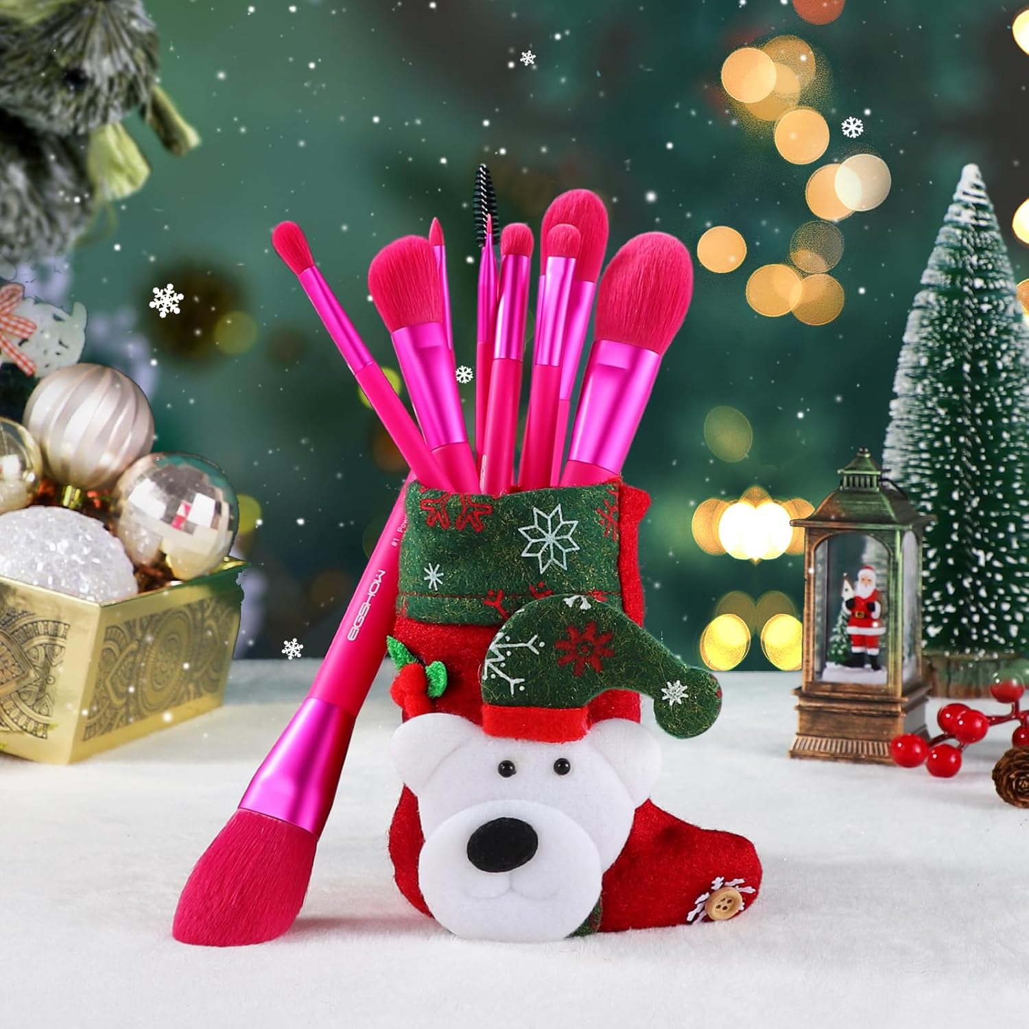 Set de pinceaux de maquillage pour un teint parfait : 10 accessoires en nanofibres pour estomper fond de teint, poudre et contours avec élégance – Image 8