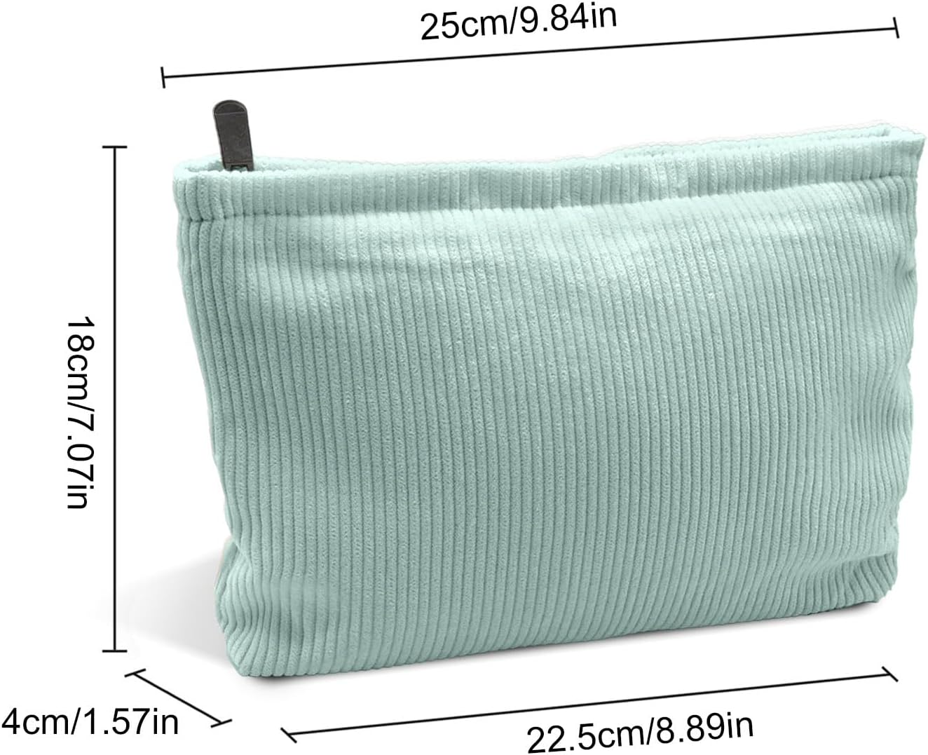 Trousse de maquillage en velours côtelé : l'organisateur parfait pour les voyageuses élégantes – Image 2