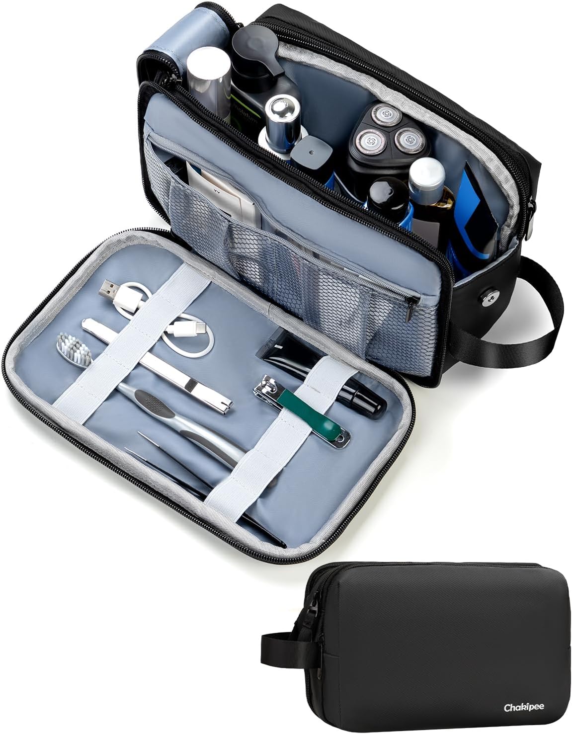 Trousse de toilette étanche pour hommes et femmes : l'accessoire idéal de voyage pour ranger vos essentiels cosmétiques – Image 9