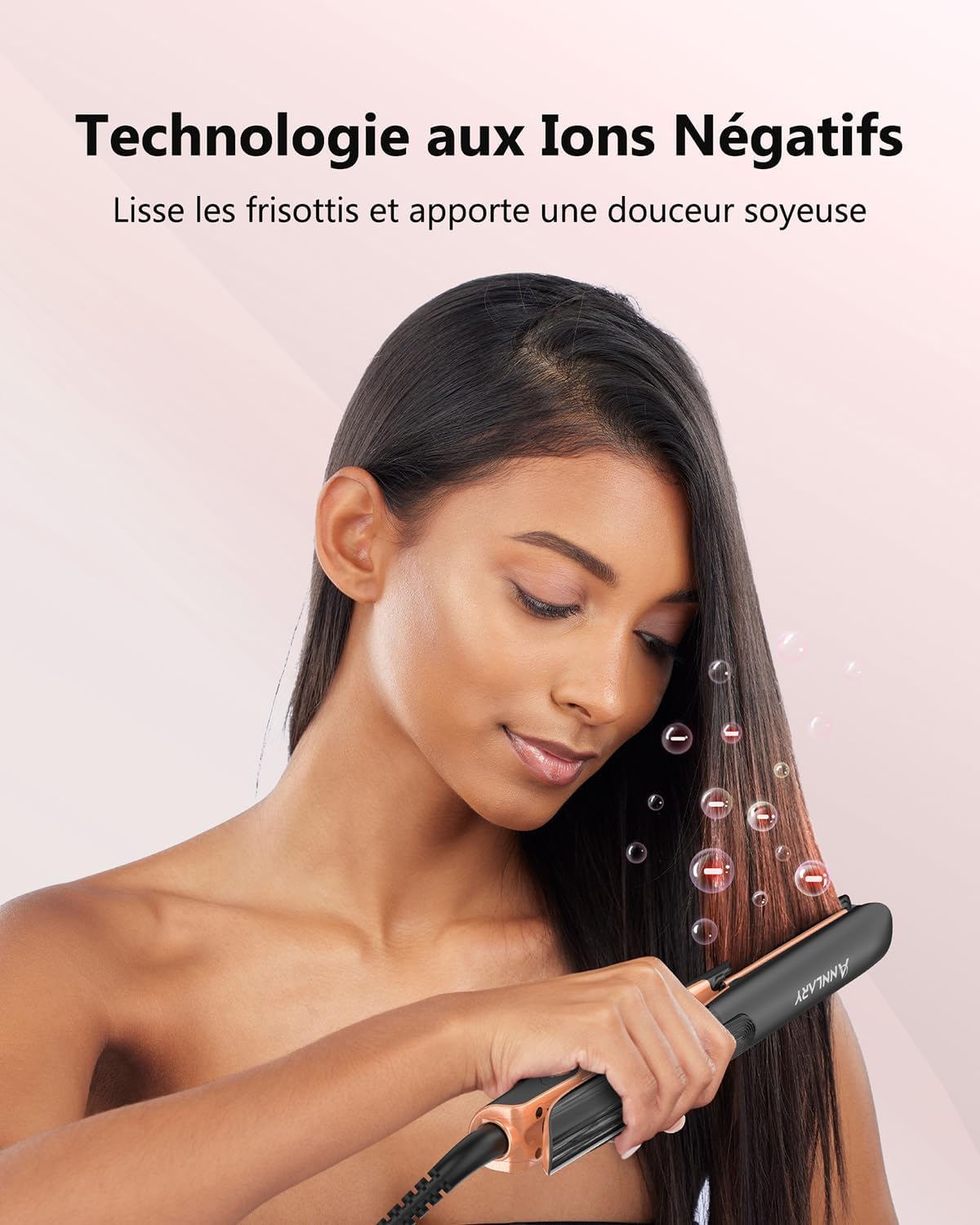 Lisseur et boucleur 2 en 1 : l’outil indispensable pour des cheveux brillants et sans frisottis – Image 2