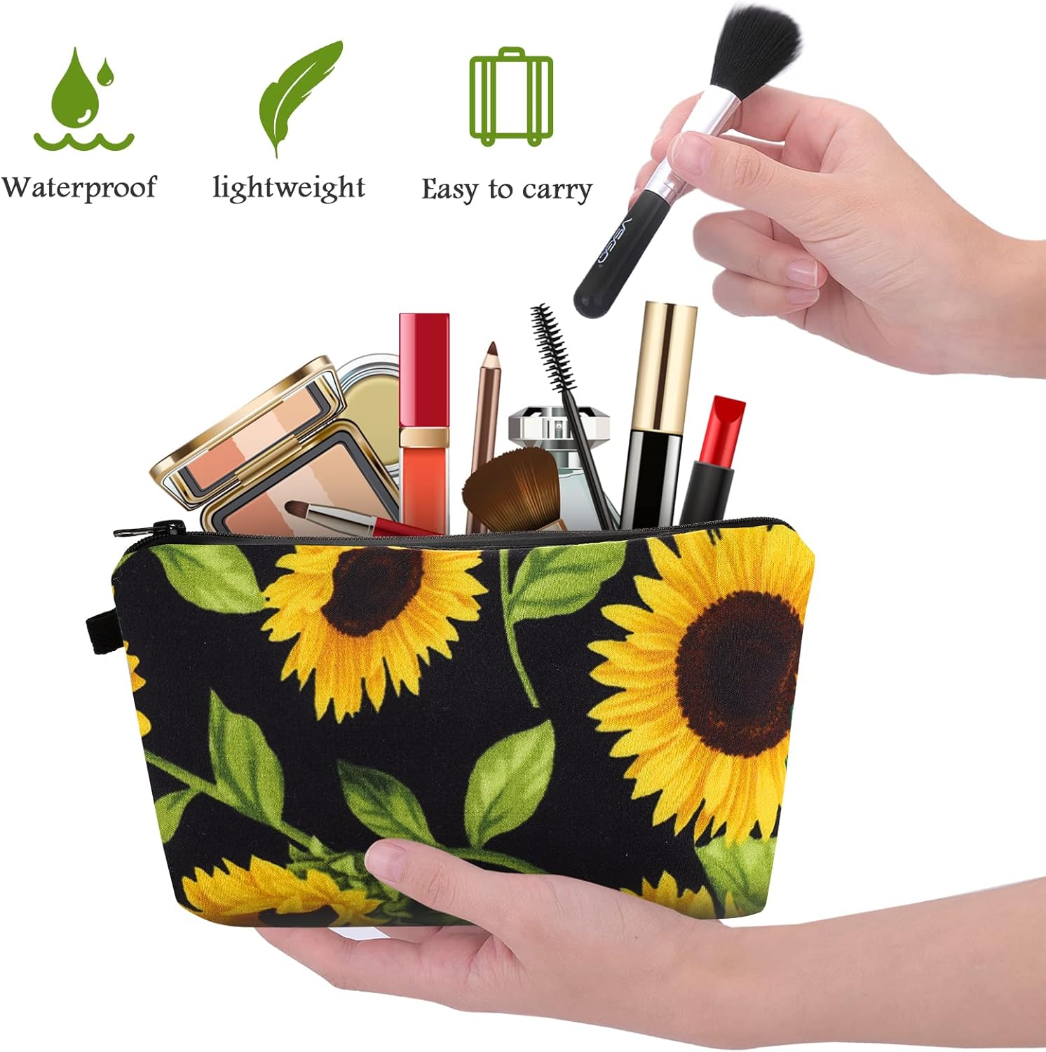 Trousse de maquillage en toile : l'organiseur parfait pour femmes et filles en voyage – Image 8